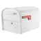 Architectural Mailboxes Mailbox, White, Post Mount, Large 6300W-10 - alternate 1